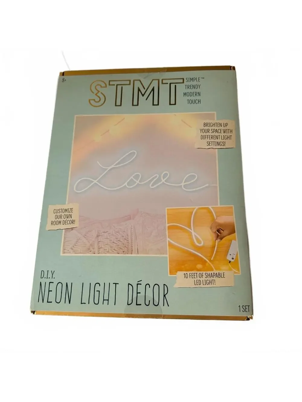 STMT D.I.Y. Neon Light Décor - 10 Feet Shapable LED Light Make Your Our Sign NEW